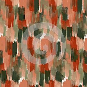 Western marbled mottle seamless raster pattern. Bohemian desert orange irregular cloth design for verstaile nature