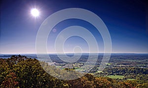 Western Maryland rural landscape panorama