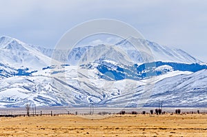 Western Montana Bitterroot Mountain Winter