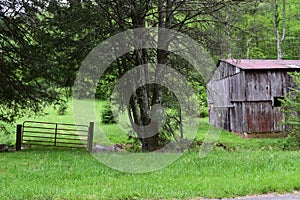 Western NC rural country mountain farm barn