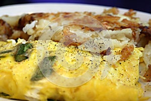 Západní omeleta brambory 