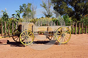 Western Pioneer Buckboard Wagon