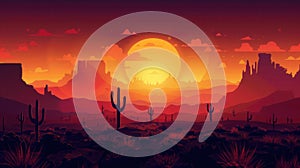 Western Plains. A detailed Western-themed background photo