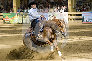 Western riding competition