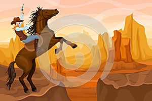 Western Scenery Background