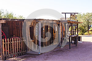 Western Store Fronts in Arizona Desert