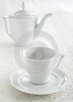 Western-style teapot teacup