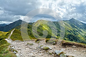 Western Tatras Mountains trail photo