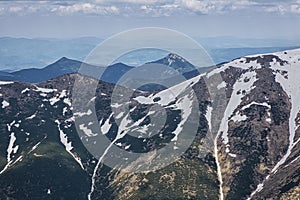 Western Tatras scenery from Baranec peak, Slovakia, hiking theme