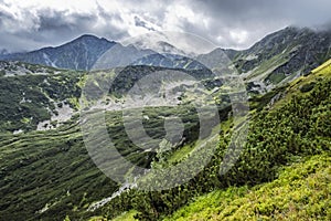 Western Tatras scenery, Slovakia, hiking theme