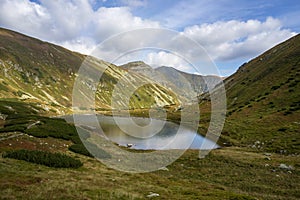 Západní Tatry v září. Jamnická dolina, Slovensko