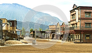 Western town photo