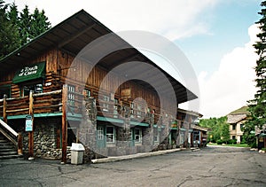 The Western Town Ketchum in the Sawtooth Mountains, Idaho photo