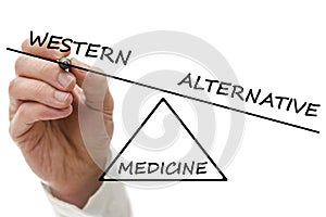 Western vs alternative medicine