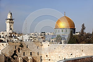 Western Wall and Dome of the Rock