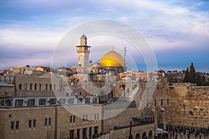 The Western Wall and Dome of the Rock, Jerusalem