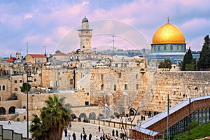 Western Wall and The Dome of the Rock, Jerusalem, Israel