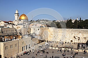 Western Wall and Dome of The Rock - Jerusalem - Israel