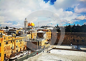 The Western Wall in Jerusalem, Israel