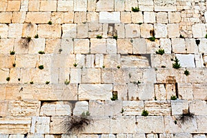 Western wall . Travel to Jerusalem. Israel.