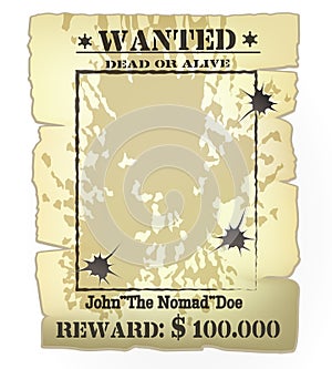 Western wanted poster