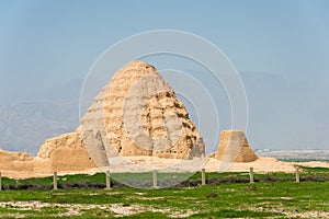 Western Xia tombs (Xixia Wangling). a famous historic site in Yinchuan, Ningxia, China.