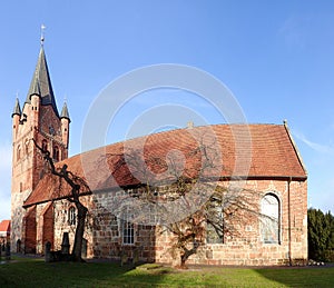 Historic town church in Niedersachsen photo