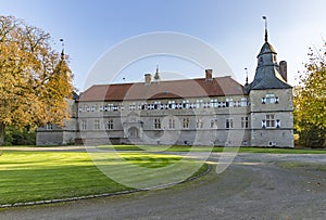 Westerwinkel moated castle in North-Rhine Westphalia