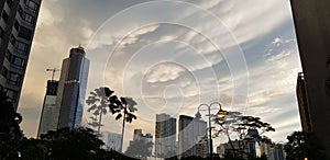 Westin hotel cloud formation beautiful landscape