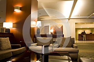 Westin Seattle Hotel lobby front desk