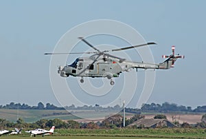 Westland Lynx lands