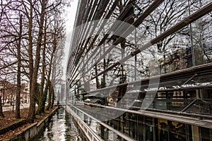 Westlicher Stadtgrabenbach canal, Munich, Germany