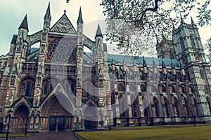 Westminster Abbey Church in London, UK
