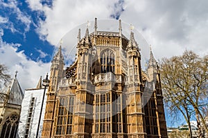 Westminster Abbey (The Collegiate Church of St Peter at Westminster) - Gothic church in City of Westminster, London. Westminster