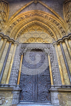 Westminster Abbey door