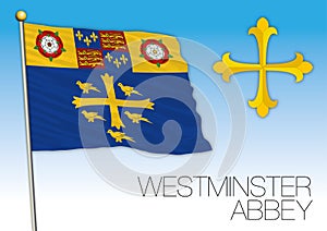 Westminster abbey flag, United Kingdom, Europe