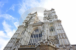 Westminster Abbey front facade