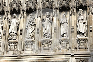 Westminster Abbey statues