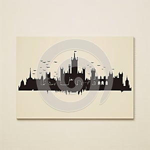 Westminster Bridge London Skyline Silhouette Art: A Fusion Of Sound Art And 16th Century Minimalism