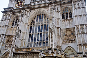 Westminster cathedrall in London detail