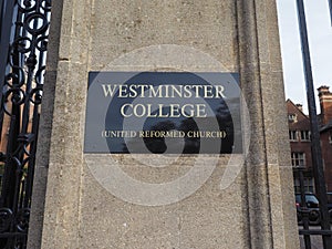 Westminster College in Cambridge