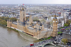 Westminster palace and Big Ben, London, UK