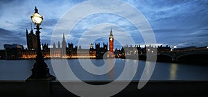 Westminster Palace at night