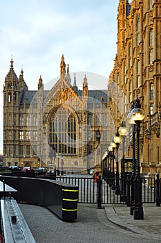 Westminster: perspective of Parliament, London