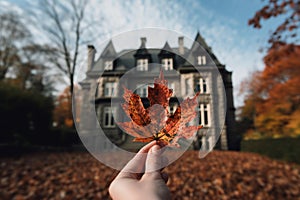 Westmount, canadian city with the maple leaf