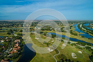 Weston Florida aerial drone image