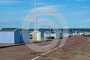 Weston-super-Mare. UK. After storm beach hunt