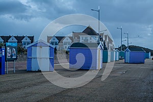 Weston-super-Mare. UK. After storm beach hunt