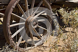 Westward Ho Old Wild West Cowboy Wagon Wheel