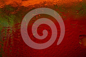 Wet color texture. Abstract texture with gradient. Dark background. Selective focus